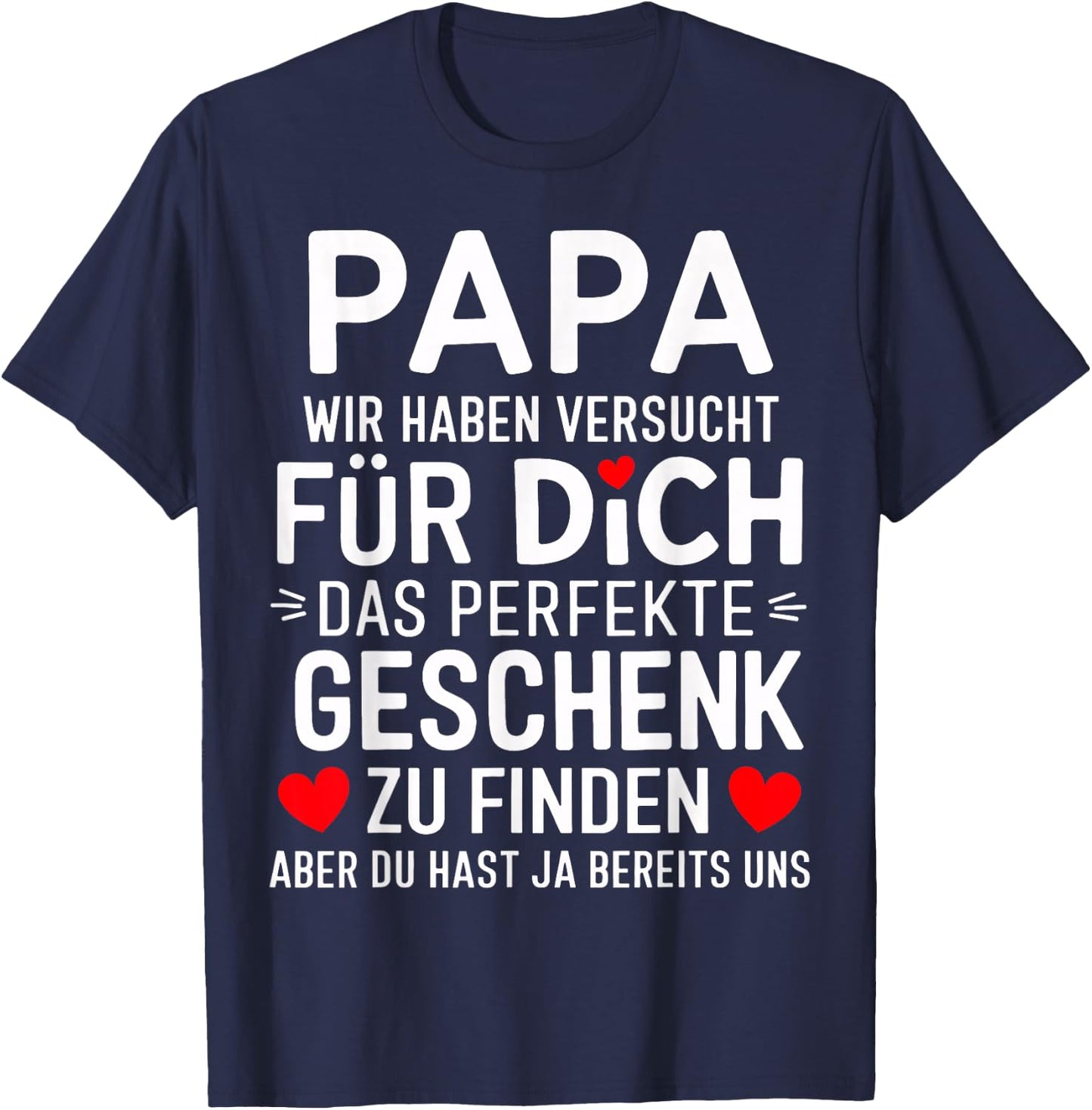 Dad Gift Birthday Funny Father's Day Christmas Dad , black T-Shirt - T-Shirt | Navy