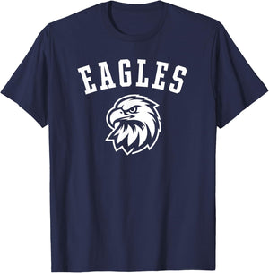 Eagles Mascot for Players and Fans , black T-Shirt - T-Shirt | Navy