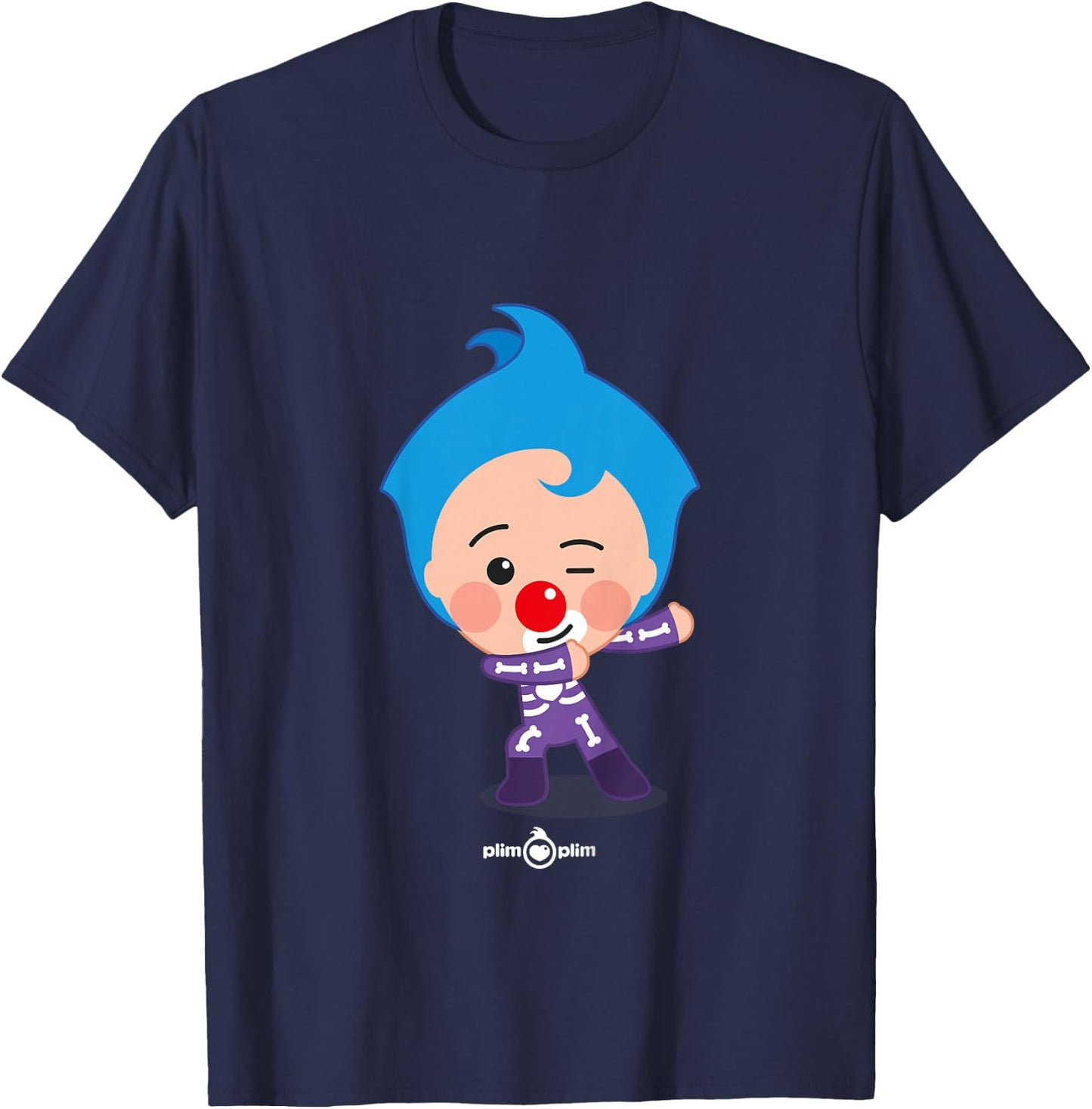Plim Plim Halloween — Cute Costumes & Happy Moments T-Shirt - T-Shirt | Navy