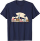 Bologna Skyline Vintage Italian Souvenir Italy T-Shirt - T-Shirt | Navy