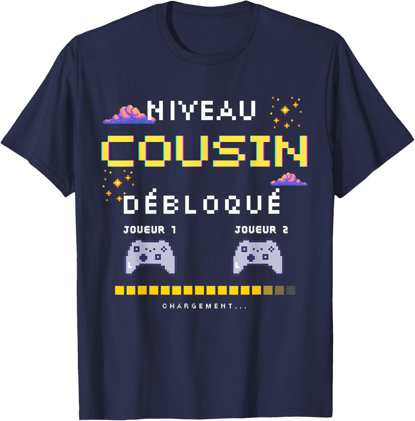 Announcement Pregnancy Future Cousin , Black, S T-Shirt - T-Shirt | Navy