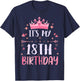 Happy It's My 18 Birthday 18 Jahre alte Jungen Mädchen T-Shirt - T-Shirt | Navy