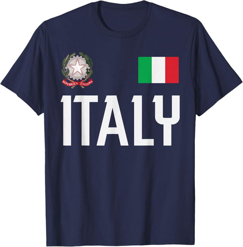 Italy Flag Italian Football Soccer Fan Men Women Kids
