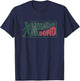 Funny Bigfoot Mountain Dude Hiking Camping Retro Gift T-Shirt - T-Shirt | Navy