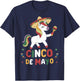 Unicorn Let's Fiesta Cinco de Mayo Girls T-Shirt - T-Shirt | Navy