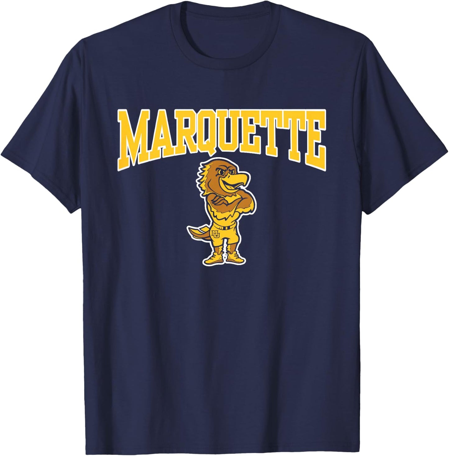 Kids Marquette Golden Eagles Kids Mascot Navy Officially Licensed T-Shirt - T-Shirt | Navy