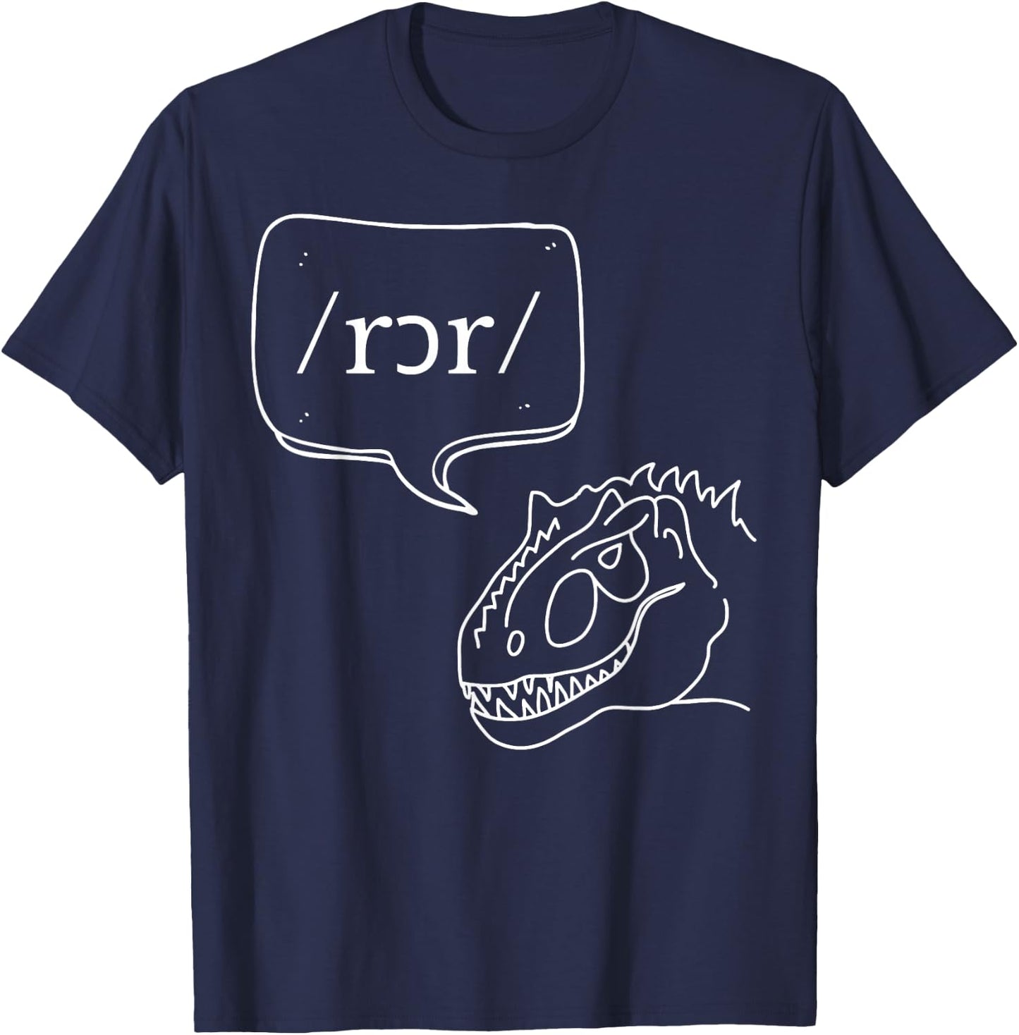 Dinosaur Phonetics SLP International Phonetic Alphabet IPA T-Shirt - T-Shirt | Navy