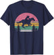 Outta Sight! Vintage Retro Girl Horse Riding Cowgirl Texas Ranch T-Shirt - T-Shirt | Navy