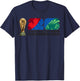 FIFA World CUP26 FIFA Host Country Trophäe Farbe T-Shirt - T-Shirt | Navy