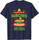 Nacho Average Brenda Funny Personalized Name Birthday Gift T-Shirt - T-Shirt | Navy