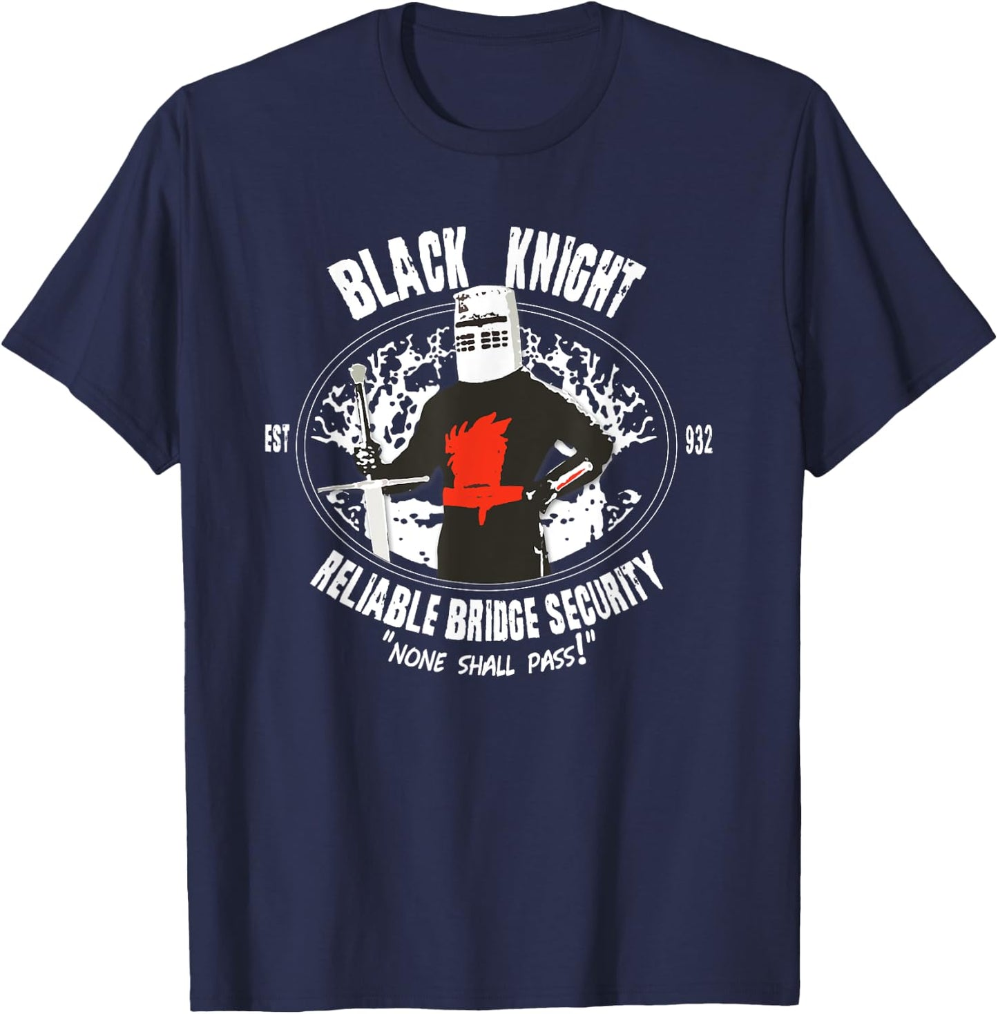 Cool - Black Knight Bridge Security T-Shirt - T-Shirt | Navy