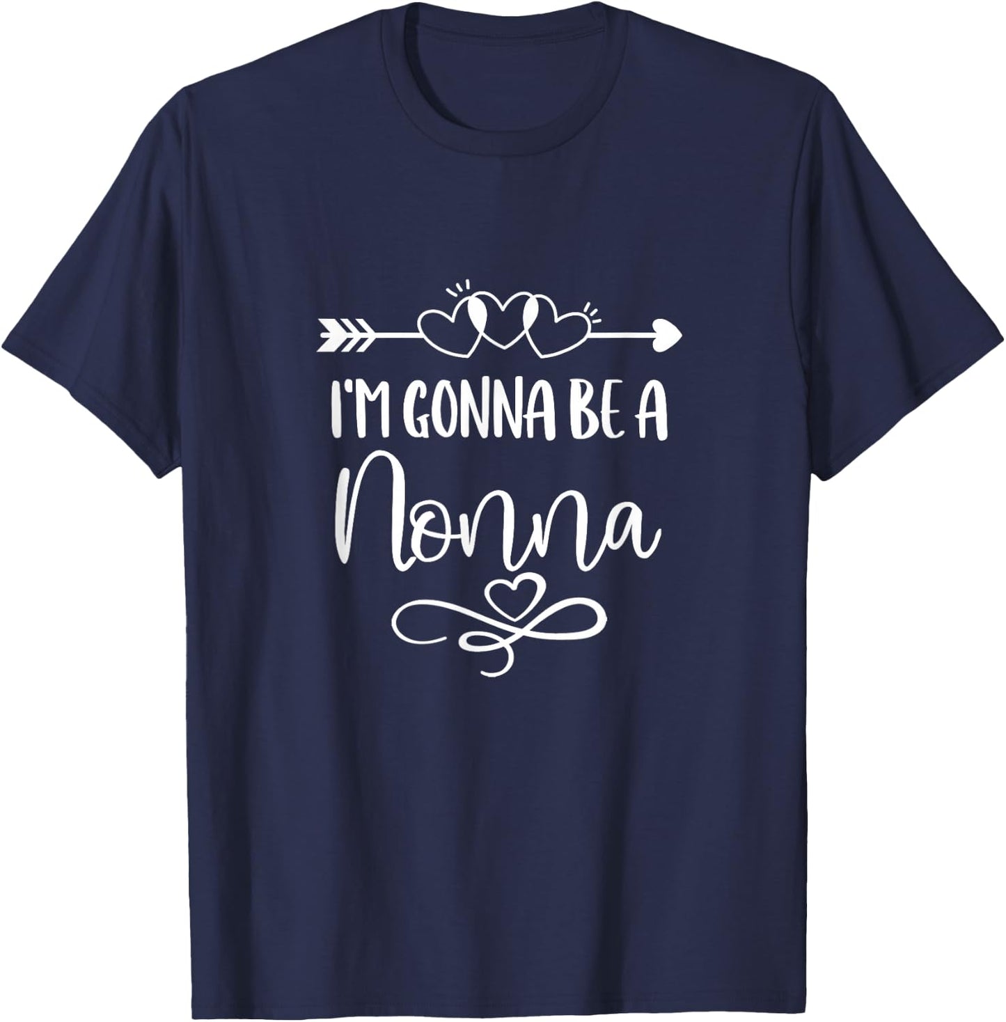 I'm Gonna Be A Nonna Italy Italian Grandma T-Shirt - T-Shirt | Navy
