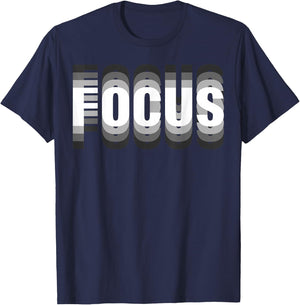 Focus Cool Trippy Optical Illusion , black T-Shirt - T-Shirt | Navy