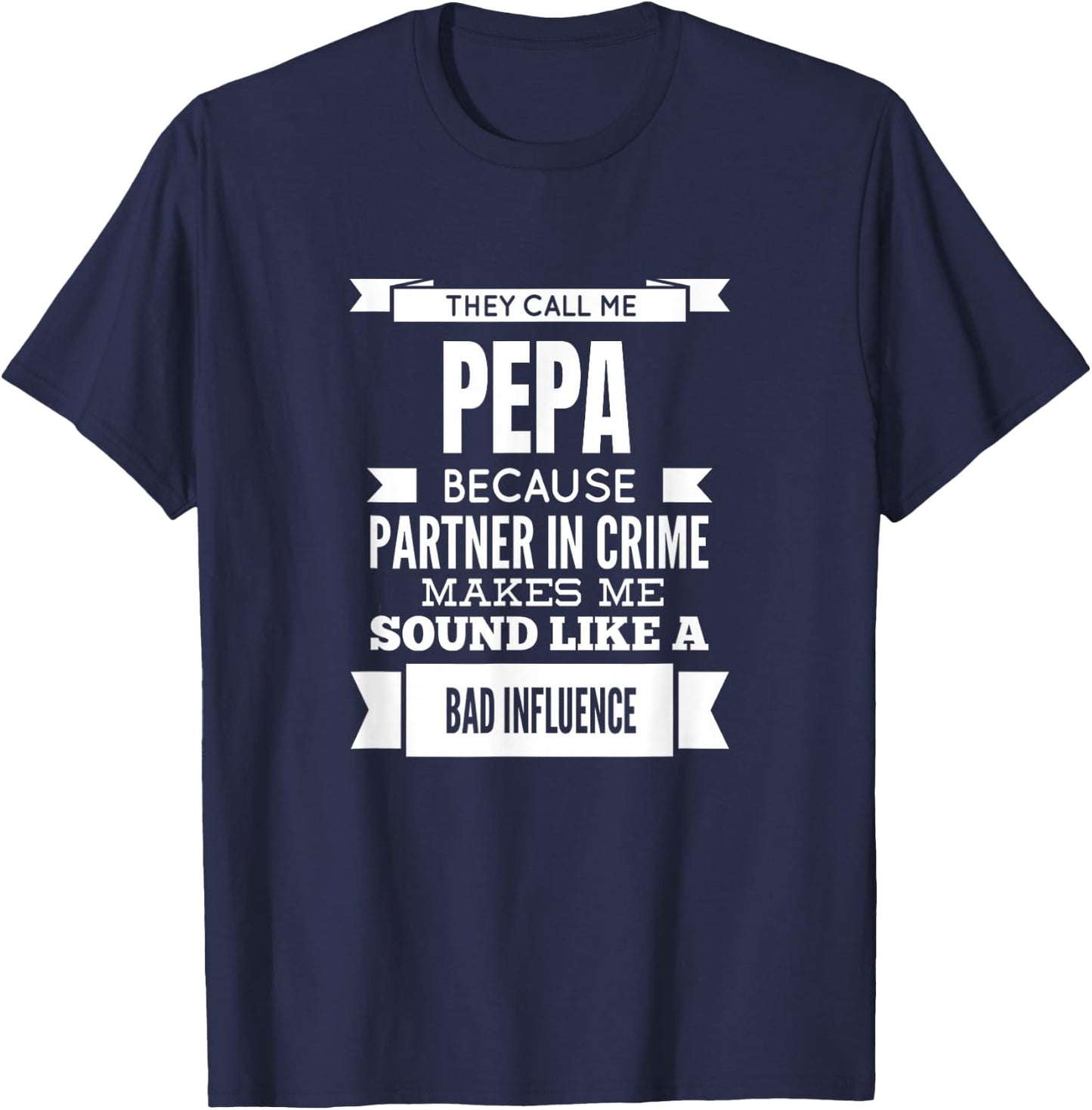 They Call Me Pepa Special Grandpa T-Shirt - T-Shirt | Navy