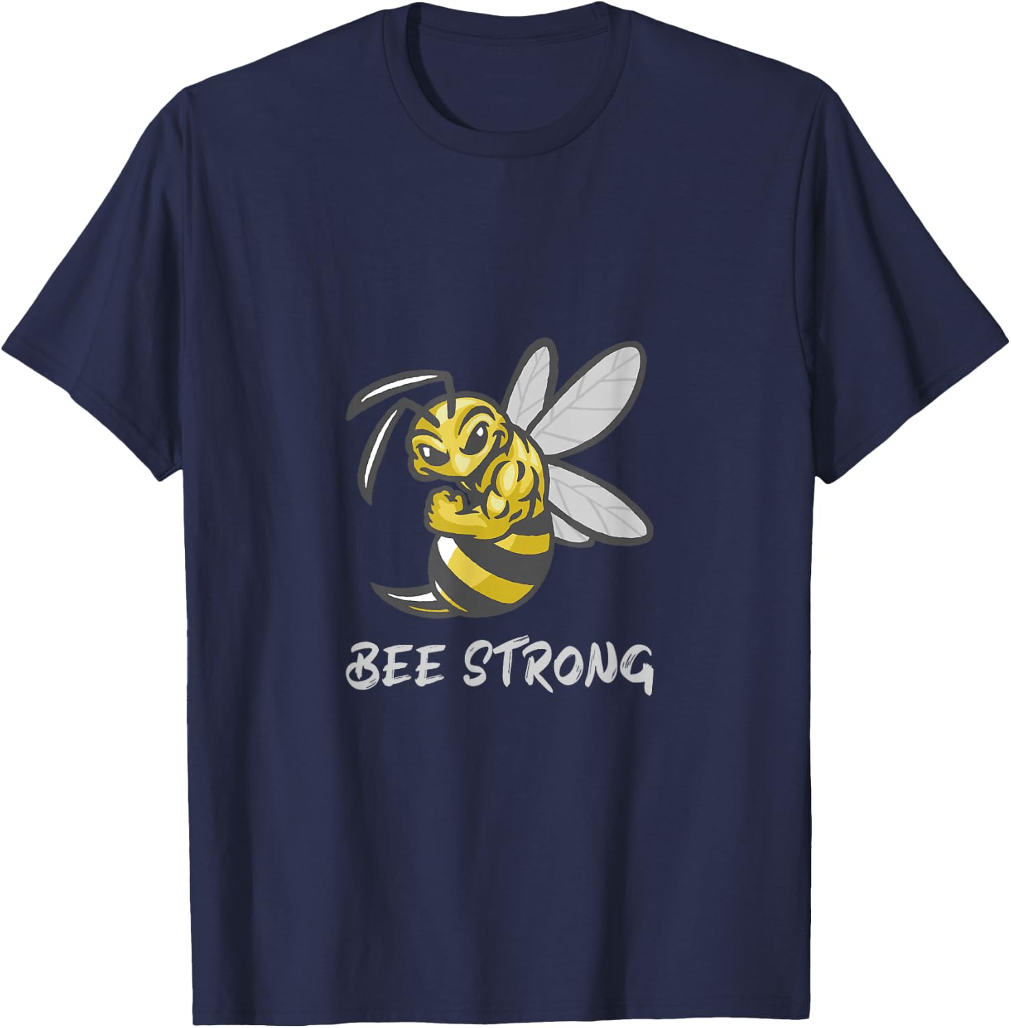 Bee Strong T-Shirt - T-Shirt | Navy