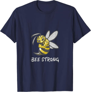 Bee Strong T-Shirt - T-Shirt | Navy