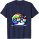 Awesome Rainbow Sunglasses Cute Snail T-Shirt - T-Shirt | Navy