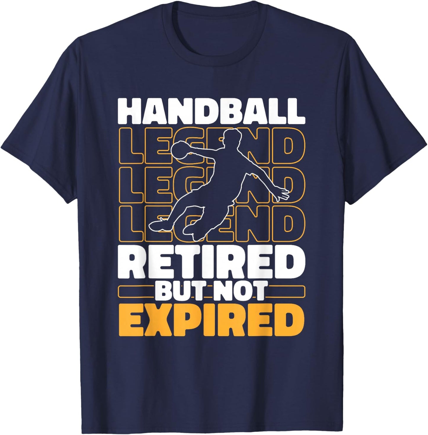 Handball Im Ruhestand Spieler Sport Verein - Handballer T-Shirt - T-Shirt | Navy