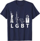 The Bible of Liberty Guns Trump T-Shirt - T-Shirt | Navy