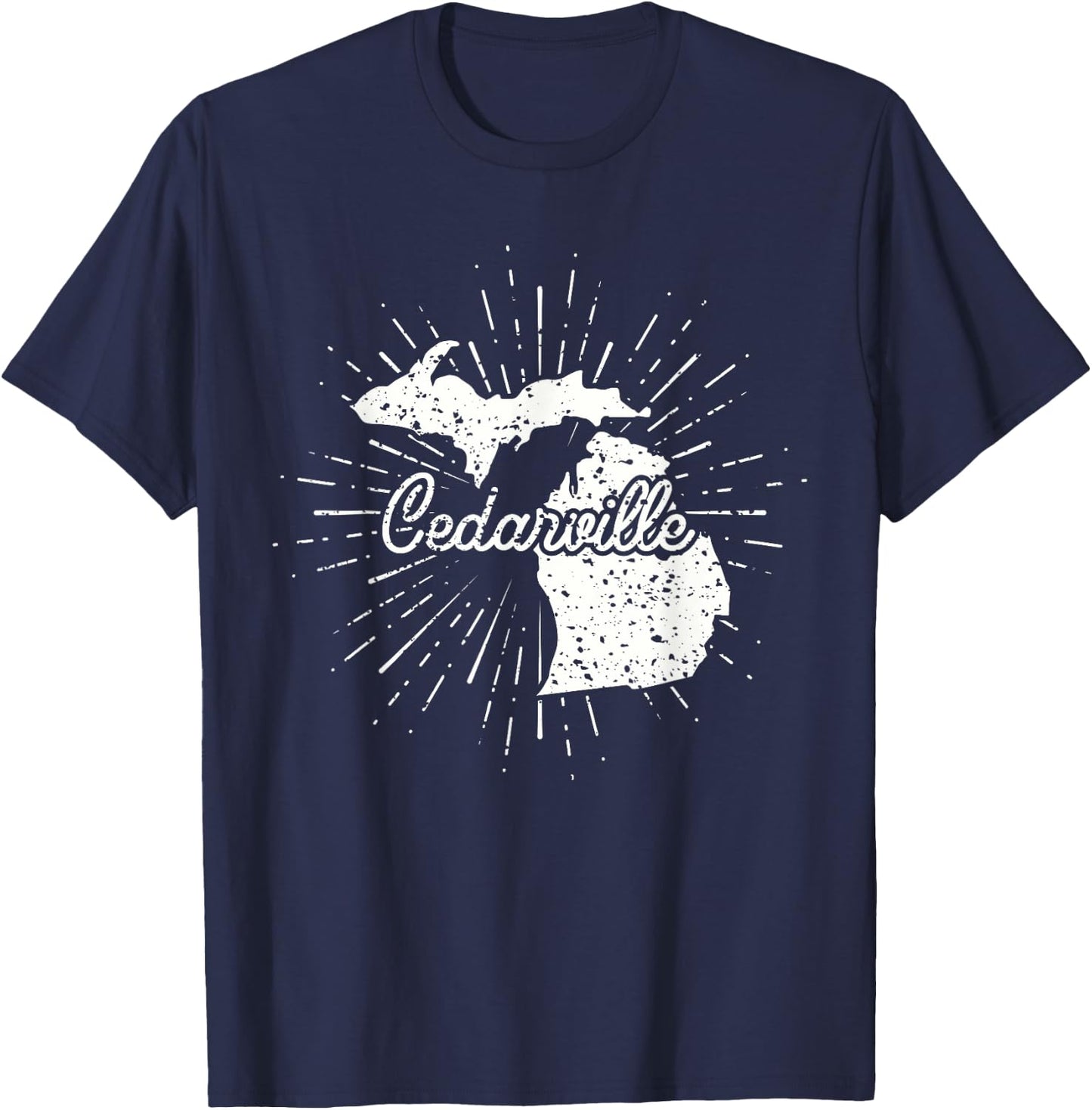 Cedarville Michigan MI T-Shirt - T-Shirt | Navy