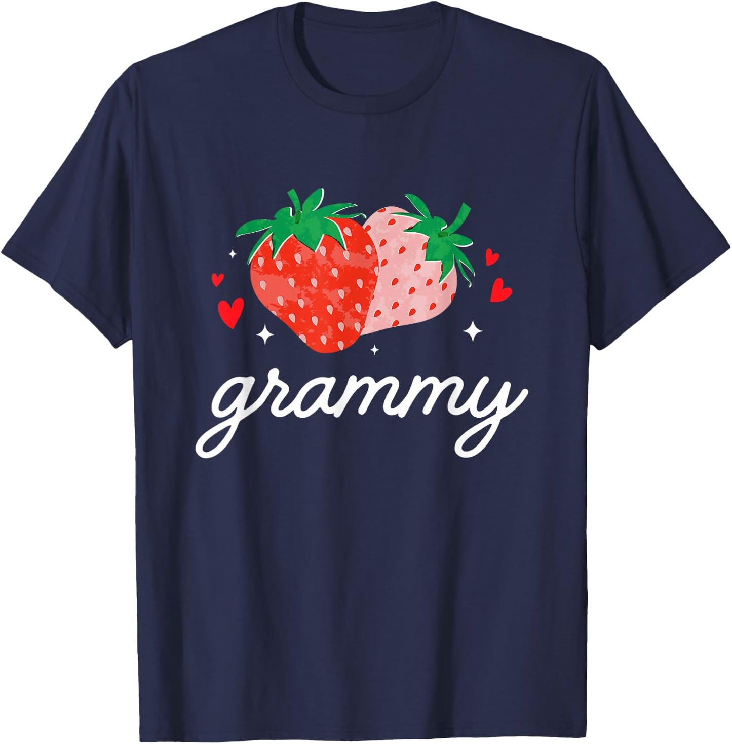 Strawberry Grammy Strawberry 1st Birthday Family Matching T-Shirt - T-Shirt | Navy