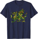 Cool Camo Camouflage Dragon Fantasy Gamer Dragon Men Women T-Shirt - T-Shirt | Navy