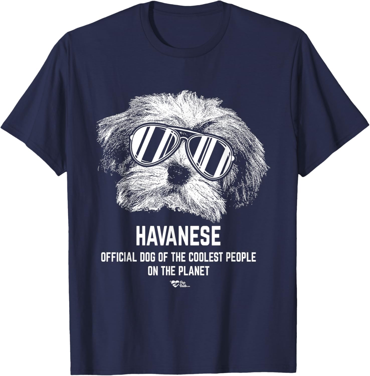 Havanese Official Dog of the Coolest Pup Lovers Women T-Shirt - T-Shirt | Navy