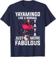 Flamingo Yayamingo like a normal Yaya Funny Grandma T-Shirt - T-Shirt | Navy