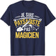 I Am Landscaper Pas Magician Humor T-Shirt - T-Shirt | Navy