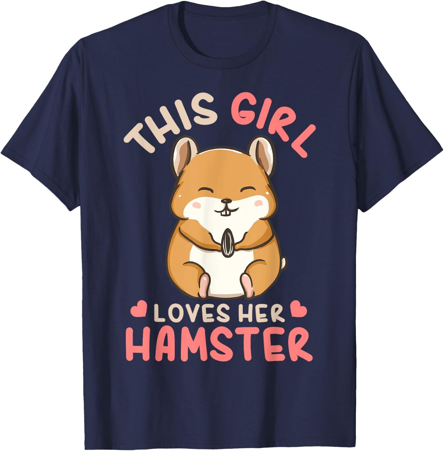 Hamster Lover Gift T-Shirt - T-Shirt | Navy