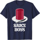 Thanksgiving Canned Cranberry Sauce Boss Turkey Day Funny T-Shirt - T-Shirt | Navy