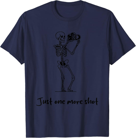 Skeleton Just One More Shot T-Shirt - T-Shirt | Navy