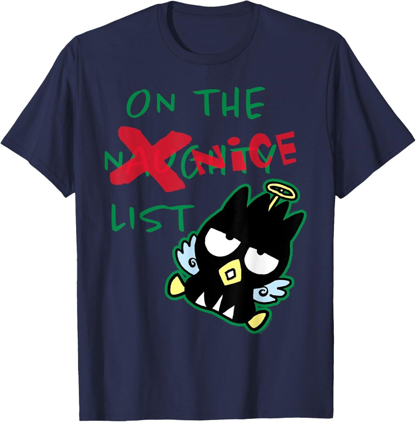 Badtz - Maru On The Nice List Shirt T-Shirt - T-Shirt | Navy
