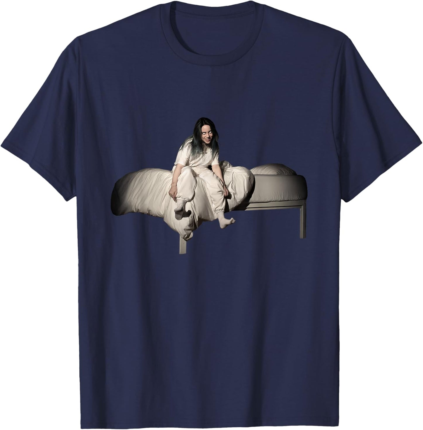 Billie Eilish Official Sweet Dreams T-Shirt - T-Shirt | Navy