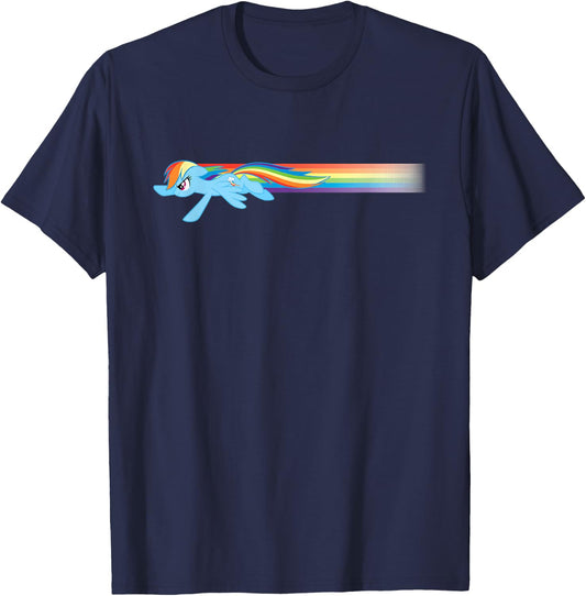 My Little Pony Rainbow Dash Flying T-Shirt - T-Shirt | Navy