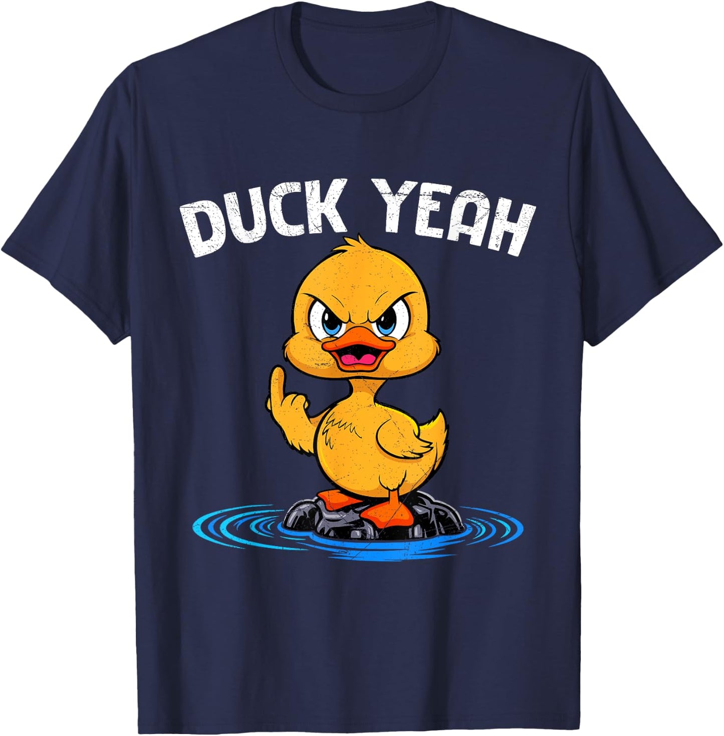 Carnival Ducks DUCK YEAH Funny Carnival Duck Costume T-Shirt - T-Shirt | Navy