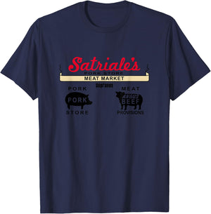 The Sopranos Satriale's Classic Meat Market Graphic Apparel T-Shirt - T-Shirt | Navy