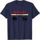 The Sopranos Satriale's Classic Meat Market Graphic Apparel T-Shirt - T-Shirt | Navy