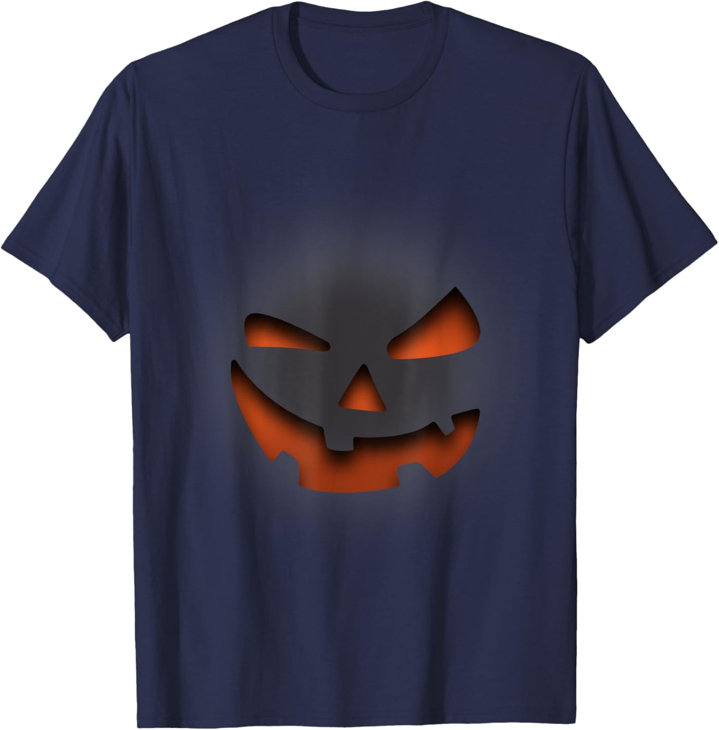 Horror Pumpkin Halloween Scary, Funny Nightmare Gift T-Shirt - T-Shirt | Navy