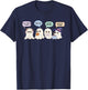 Halloween Speech Therapy SLP Ghost Speech Language Pathology T-Shirt - T-Shirt | Navy