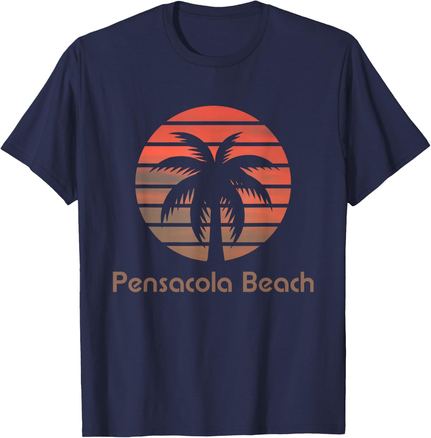 Pensacola Beach Florida T-Shirt - T-Shirt | Navy