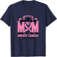 I Wear Pink In Memory Of My Mom Support Faith Hope Love T-Shirt - T-Shirt | Navy