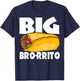 Big Burrito Mexican Food Cinco de Mayo T-Shirt - T-Shirt | Navy
