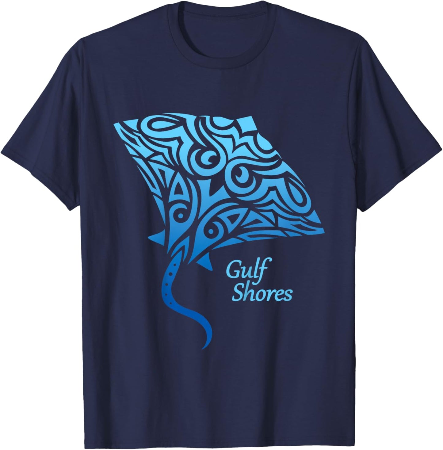 Gulf Shores Alabama Stingray Girls Boys Toddler Souvenir T-Shirt - T-Shirt | Navy