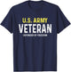 US Army Veteran Defender Of Freedom T-Shirt - T-Shirt | Navy