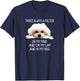 Maltese Dog is a Funny Puppy on My Mind T-Shirt - T-Shirt | Navy