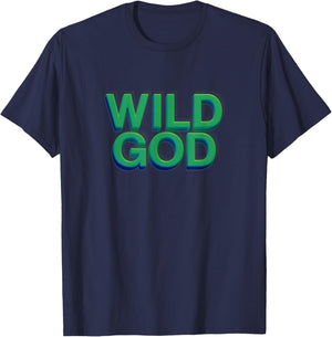 Nick Cave and the Bad Seeds - Green Wild God T-Shirt - T-Shirt | Navy