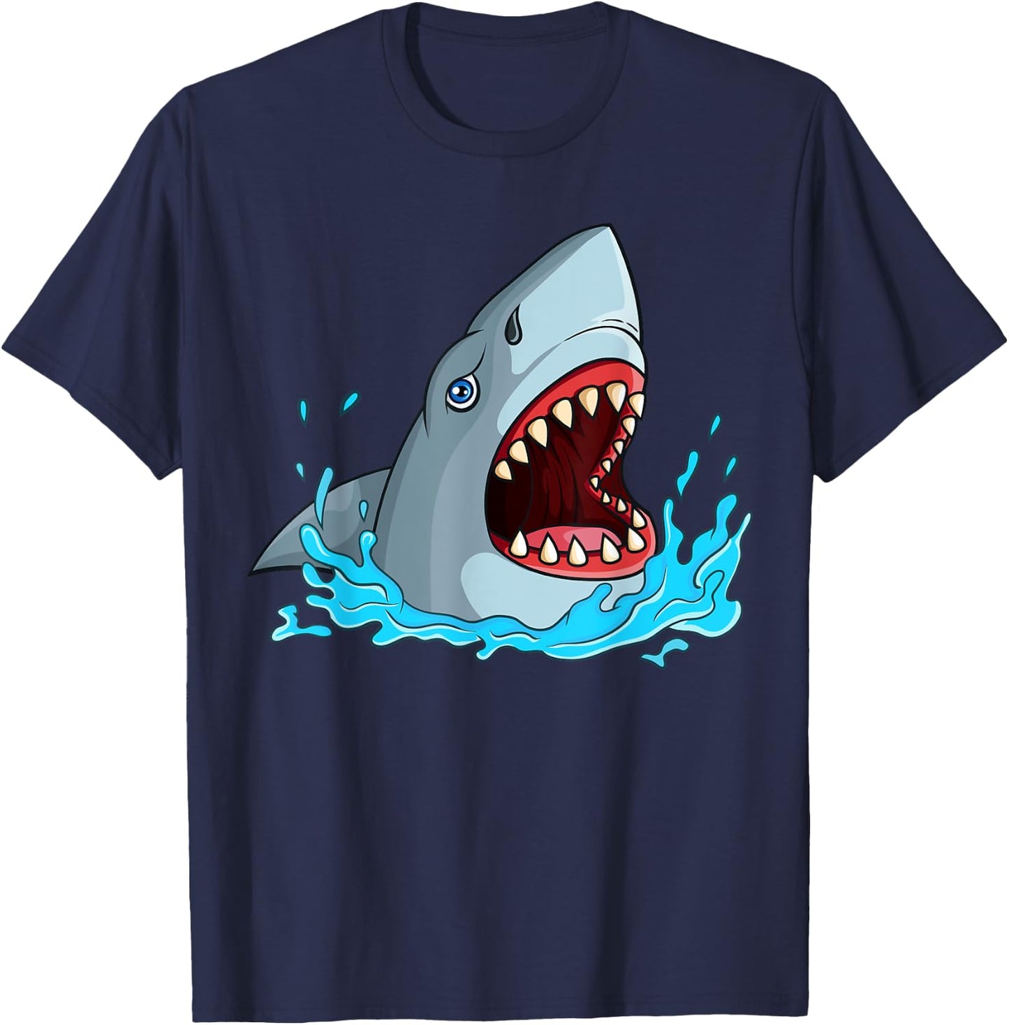 Shark Shirt Kids Toddler Men Women Sharks Lover T-Shirt - T-Shirt | Navy