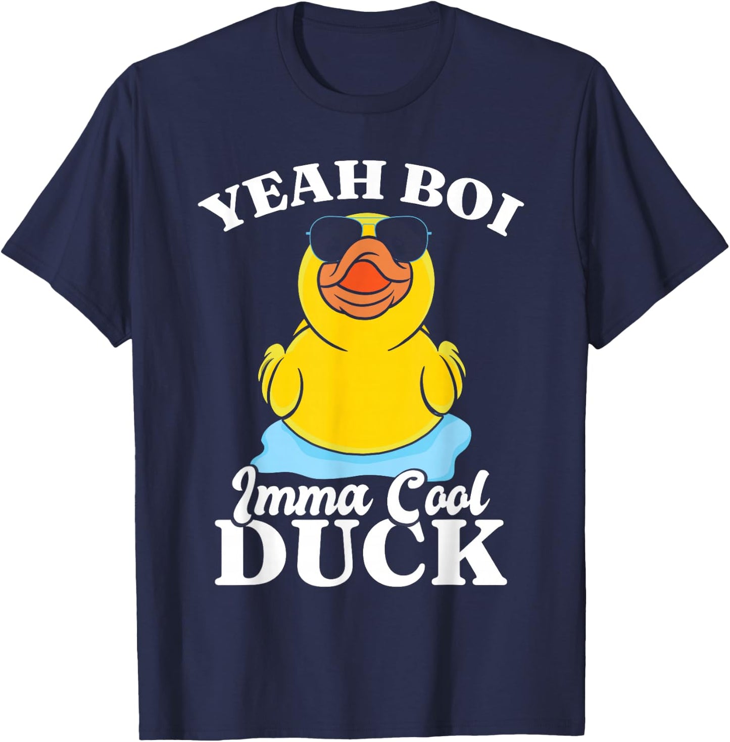 Funny Rubber Duckie Rubber Duck T-Shirt - T-Shirt | Navy