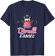 Lustiges Damen Ersatz Dirndl T-Shirt - T-Shirt | Navy